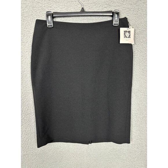 Anne Klein Women's Black Pencil Skirt Petite Size 6P Office Wear NWT's - Picture 1 of 6